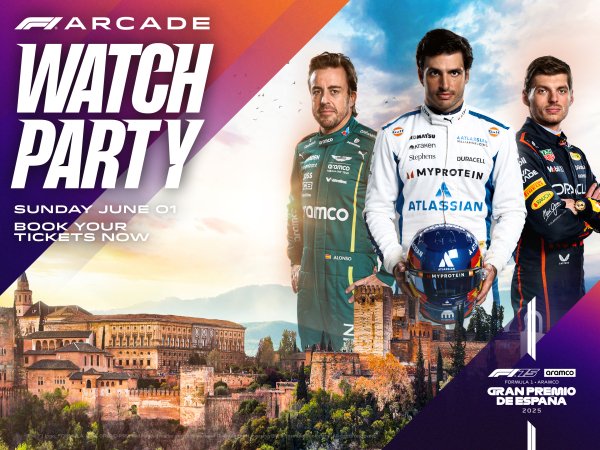 OFFICIAL F1® ARCADE BARCELONA WATCH PARTY